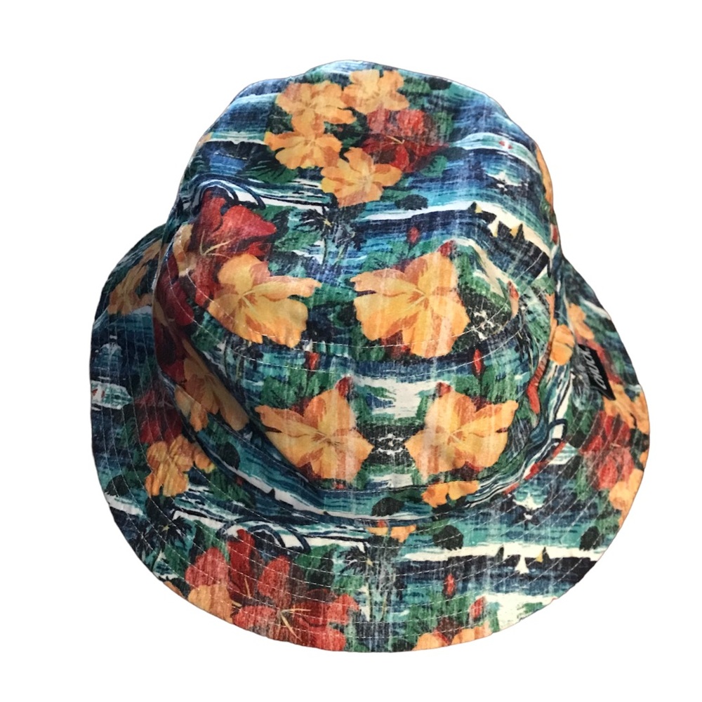 Original Chuck Floral Hawaiian Print Lined Bucket Hat